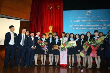 Trao giải thưởng Kovalevskaia năm 2012