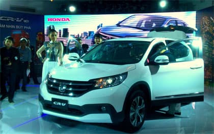 Honda Việt Nam ra mắt loại xe hơi CR-V thế hệ thứ 4 hoàn toàn mới