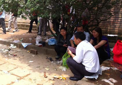 Ý thức của du khách với việc giữ gìn vệ sinh tại Lễ hội Đền Hùng còn kém