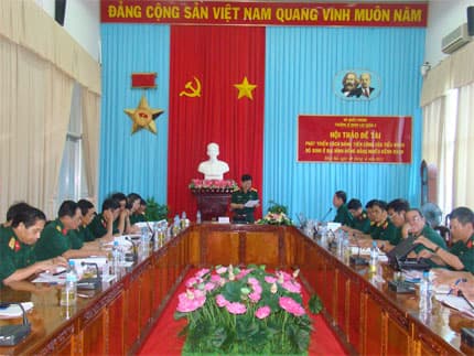 “Phát triển cách đánh tiến công của tiểu đoàn bộ binh ở địa hình đồng bằng nhiều kênh rạch”
