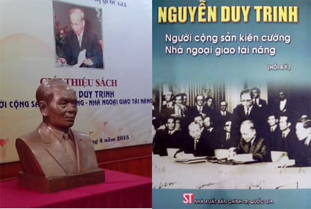 Ra mắt sách về cố Phó Thủ tướng kiêm Bộ trưởng Ngoại giao Nguyễn Duy Trinh