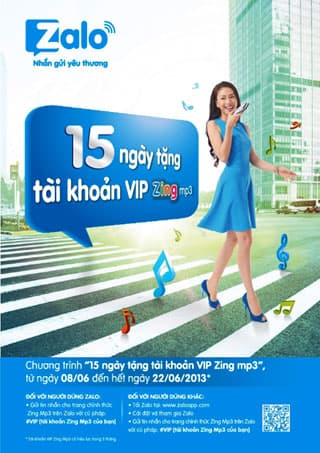 Xài Zalo, nghe nhạc chất lượng cao