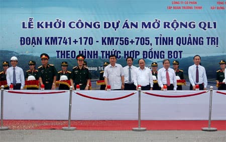 Khởi công hai dự án mở rộng Quốc lộ 1