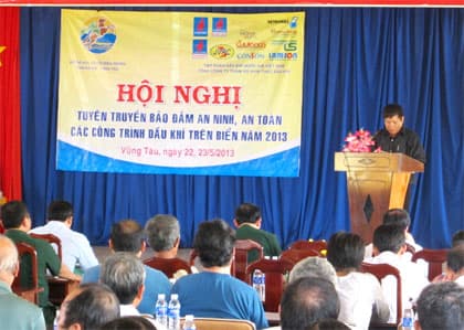 Đẩy mạnh công tác tuyên truyền đảm bảo an ninh, an toàn các công trình dầu khí trên biển