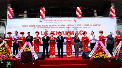 Khai mạc Hội chợ Quốc tế Đầu tư, Thương mại và Du lịch hành lang kinh tế Đông Tây – Đà Nẵng 2013