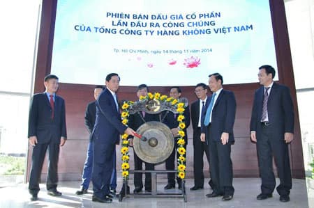 Vietnam Airlines tổ chức phiên đấu giá cổ phần lần đầu