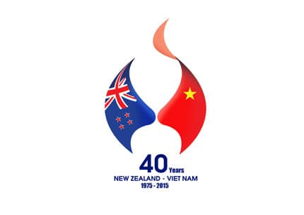 Công bố logo chính thức kỷ niệm 40 năm quan hệ ngoại giao New Zealand và Việt Nam