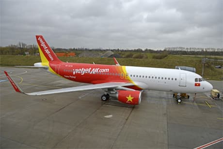 VietJet nhận thêm tàu bay Sharklet mới xuất xưởng