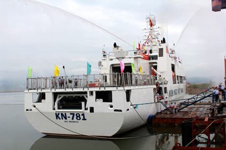 Bàn giao tàu kiểm ngư KN-781 cho lực lượng kiểm ngư Việt Nam