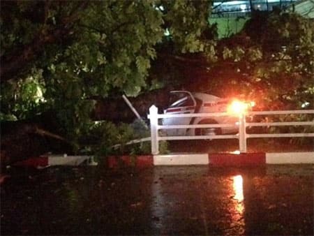 Hà Nội mưa như trút nước, cảnh báo thời tiết bất thường do El Nino