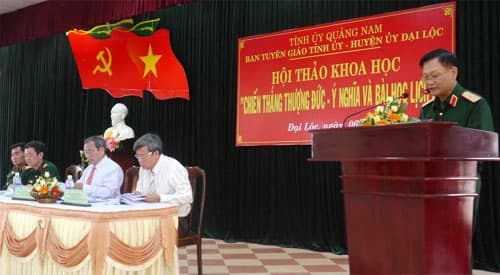 Hội thảo khoa học “Chiến thắng Thượng Đức-Ý nghĩa và bài học lịch sử”