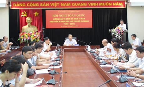 Triển khai hoạt động Kỷ niệm 45 năm thực hiện Di chúc của Bác Hồ