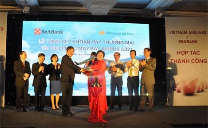 SEABANK tài trợ tín dụng mua máy bay Airbus A321 cho Vietnam Airlines