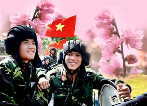 "Chào mùa Xuân về với mọi nhà…"