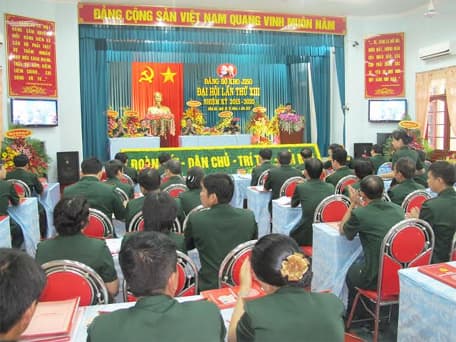 Đảng bộ Kho J250 (Cục Xe máy) tổ chức đại hội điểm