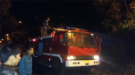 Lữ đoàn 681 Hải quân: Tham gia chữa cháy rừng phòng hộ