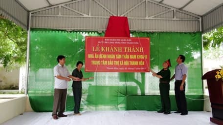 Khánh thành nhà ăn bệnh nhân tâm thần, Trung tâm Bảo trợ xã hội Thanh Hóa