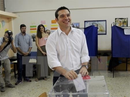 Đảng Syriza giành chiến thắng trong cuộc tổng tuyển cử ở Hy Lạp