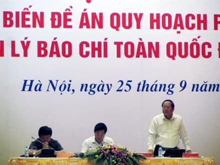 Phổ biến Đề án Quy hoạch phát triển và quản lý báo chí toàn quốc đến năm 2025