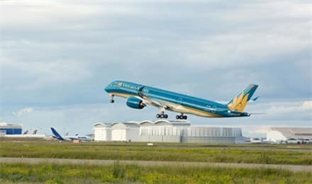 Chính thức khai thác máy bay Airbus A350-900 XWB trên đường bay quốc tế