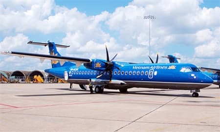Vietnam Airlines khai thác máy bay Airbus A321 trên đường bay Hà Nội-Đồng Hới