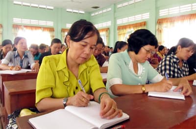 Sóc Trăng: Tập huấn ứng phó với biến đổi khí hậu