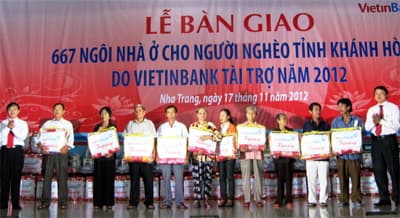 Khánh Hòa: Trao 667 ngôi nhà cho người nghèo