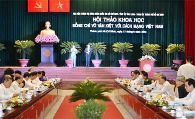 Hội thảo khoa học: Đồng chí Võ Văn Kiệt với Cách mạng Việt Nam