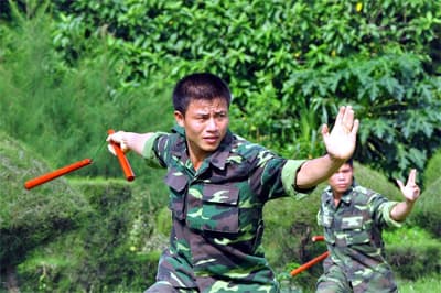 Bế giảng lớp tập huấn võ thuật