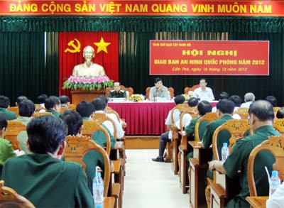 Tăng cường phối hợp, giữ vững an ninh quốc phòng vùng Tây Nam bộ