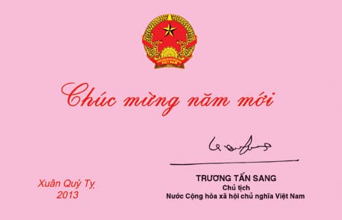 Chúc mừng năm mới 2013