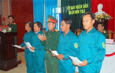 Đà Nẵng thành lập trung đội dân quân biển tập trung