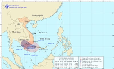 Bão số 1 gây mưa lớn, biển động rất mạnh