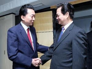 Thủ tướng tiếp cựu Thủ tướng Nhật Bản Hatoyama