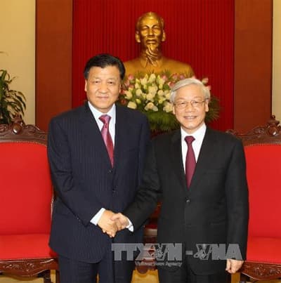 Tổng bí thư Nguyễn Phú Trọng tiếp Đoàn đại biểu Đảng Cộng sản Trung Quốc
