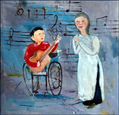 Triển lãm tranh “Khát vọng” của các họa sỹ khuyết tật