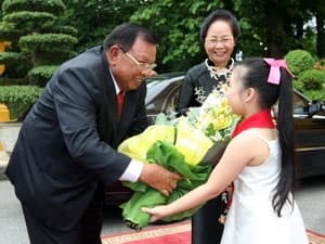 Phó chủ tịch nước CHDCND Lào thăm chính thức Việt Nam