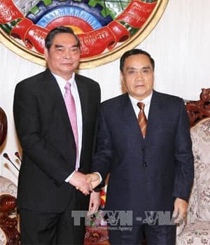 Cần phát huy hơn nữa tình hữu nghị và sự hợp tác toàn diện Lào - Việt Nam