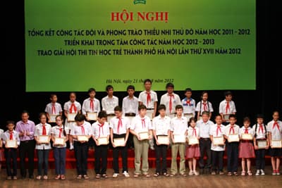 Thiếu nhi Thủ đô dẫn đầu trong các phong trào Đoàn
