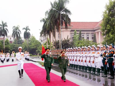 Chủ nhiệm Tổng cục Chính trị QĐND Lào thăm Việt Nam