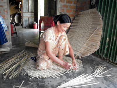 Nghề đan lát ở làng Tam Phước