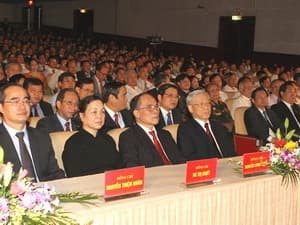 Mít tinh kỷ niệm 110 năm Ngày sinh Tổng bí thư Lê Hồng Phong