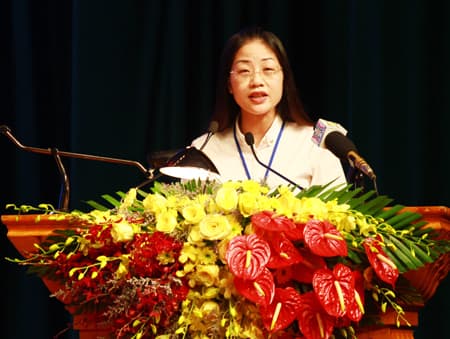 Đồng chí Nguyễn Thị Ngà tái đắc cử Chủ tịch Hội Sinh viên TP Hà Nội