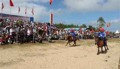 Phú Yên: Sôi động Hội đua ngựa truyền thống Gò Thì Thùng