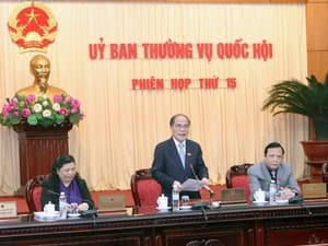 Ủy ban Thường vụ Quốc hội khai mạc phiên họp 15