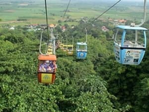 Vận hành hệ thống cáp treo mới ở núi Bà Tây Ninh