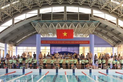 185 vận động viên tham gia Giải bơi lặn bể 25m toàn quốc