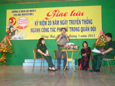 Giao lưu kỷ niệm 20 năm Ngày truyền thống Ban Phụ nữ Quân đội và Ngành công tác Phụ nữ trong Quân đội