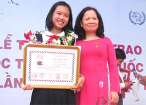 Trao giải cuộc thi viết thư quốc tế UPU lần thứ 42