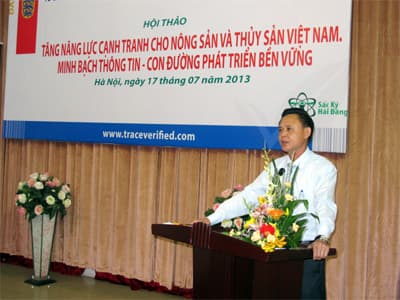 Minh bạch hoá nguồn gốc thuỷ sản và nông sản qua truy xuất điện tử
